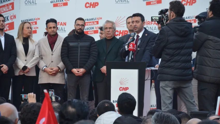 İlk miting Bayraklı’da! Önal’dan iddialı çıkış
