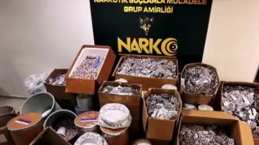 Manisa'da uyuşturucu imalathanesi operasyonu haberinin görseli