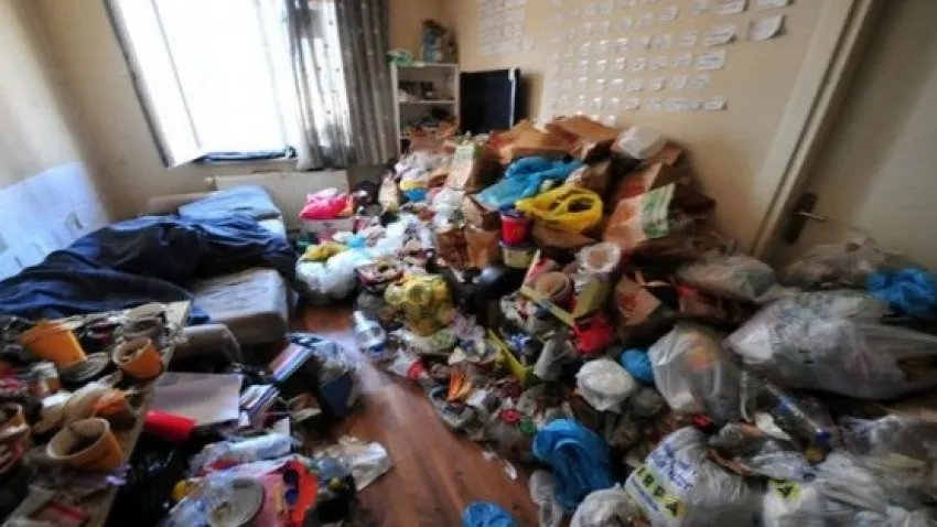 Yeğenini çöp evde aylarca alıkoymuştu! Tahliye edildi