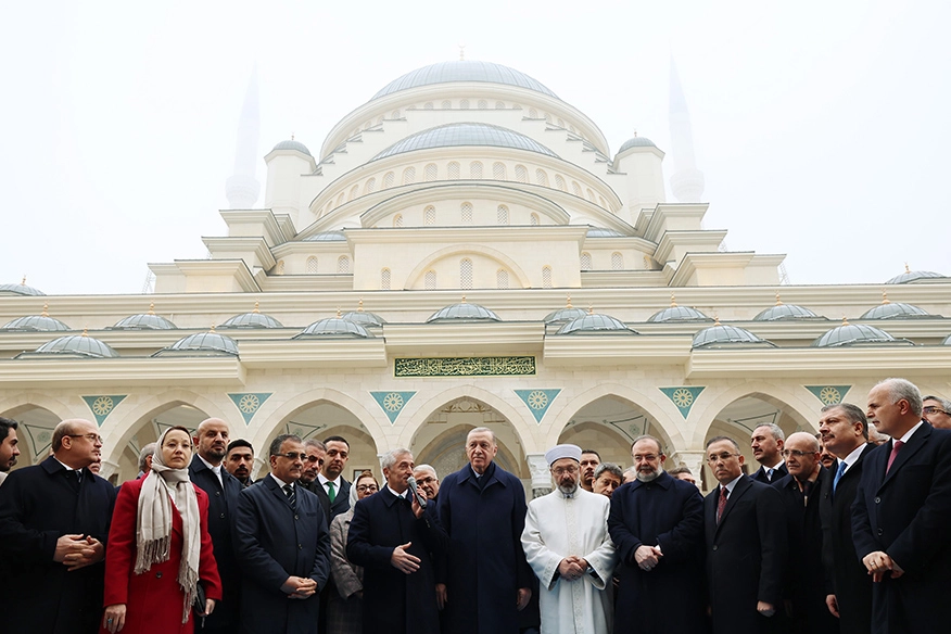 Cumhurbaşkanı Erdoğan Şahinbey Millet Camii’nin açılışında