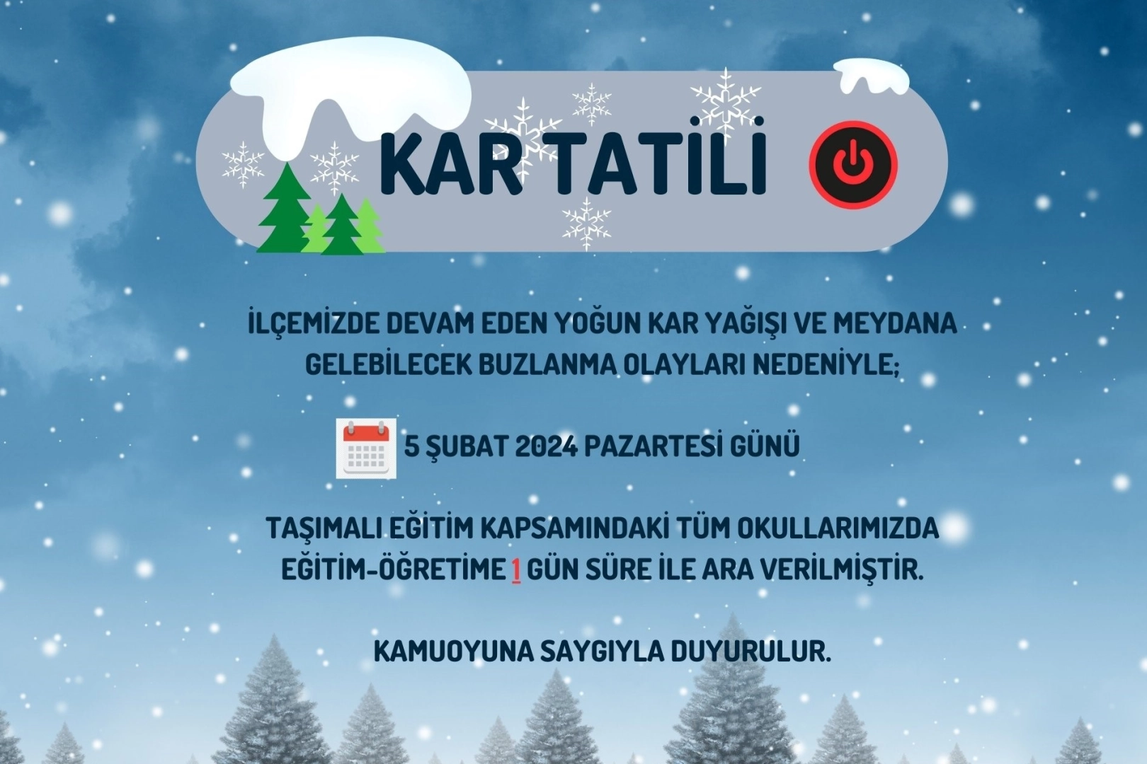 Van'da taşımalı eğitime kar engeli