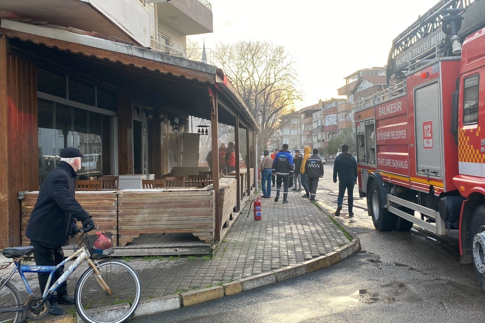 Balıkesir’de ekmek fırınında yangın