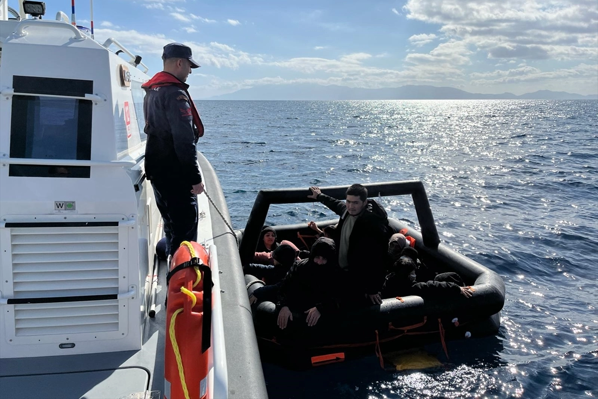 Bodrum'da düzensiz göçmen nöbeti