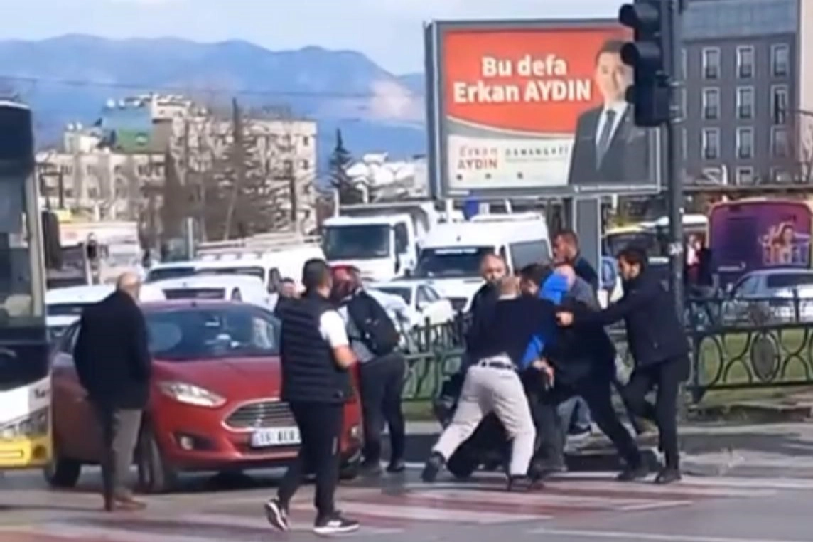 Bursa’da trafikte kavga 