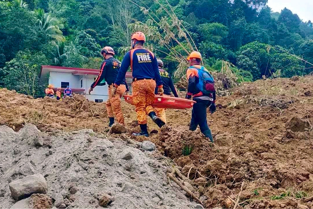 Filipinler'de toprak kayması felaketinde ölü sayısı artıyor haberinin görseli
