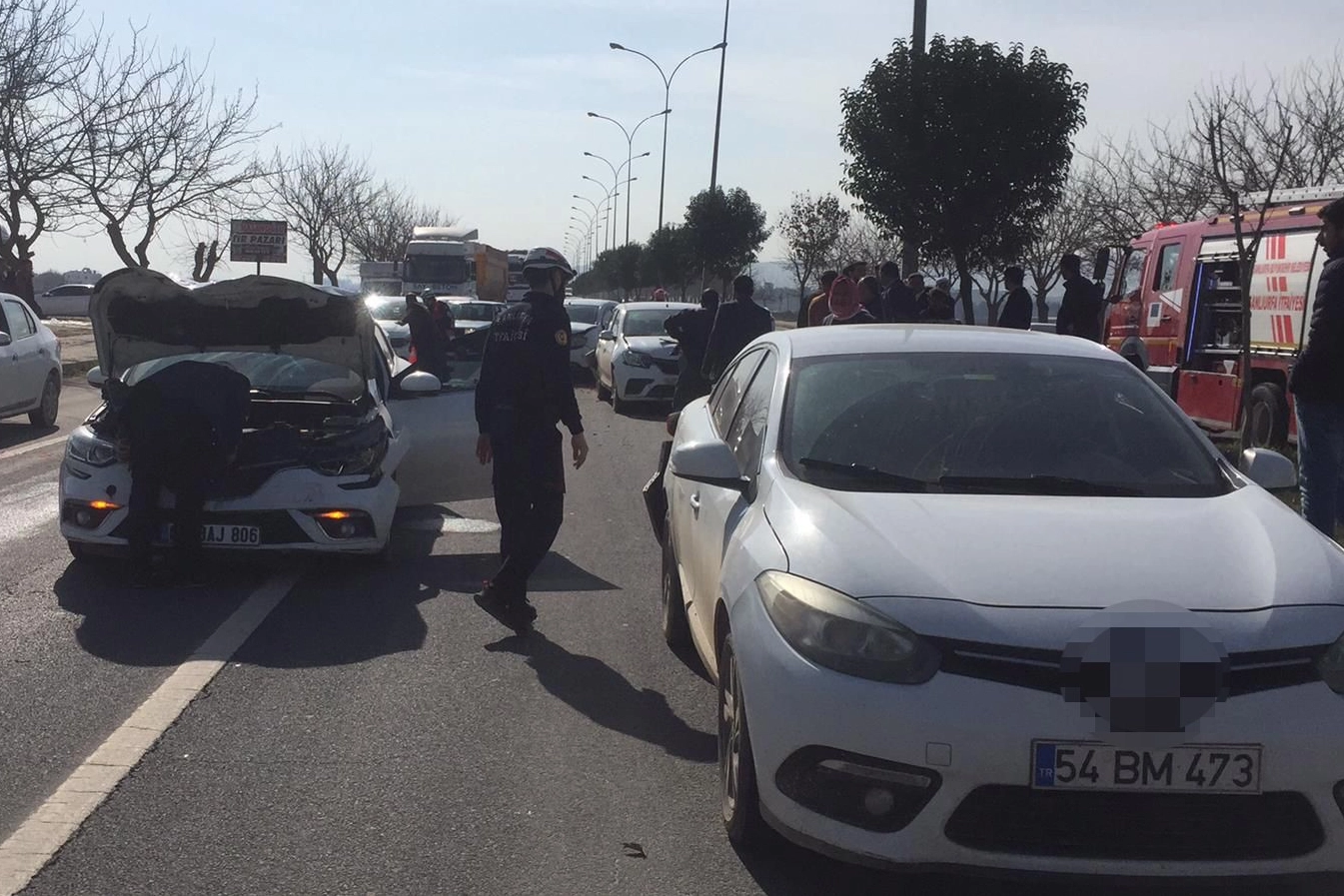 Şanlıurfa’da zincirleme trafik kazası!