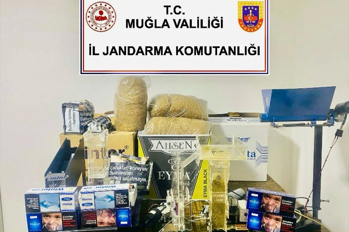 Muğla'da kaçak sigara operasyonu