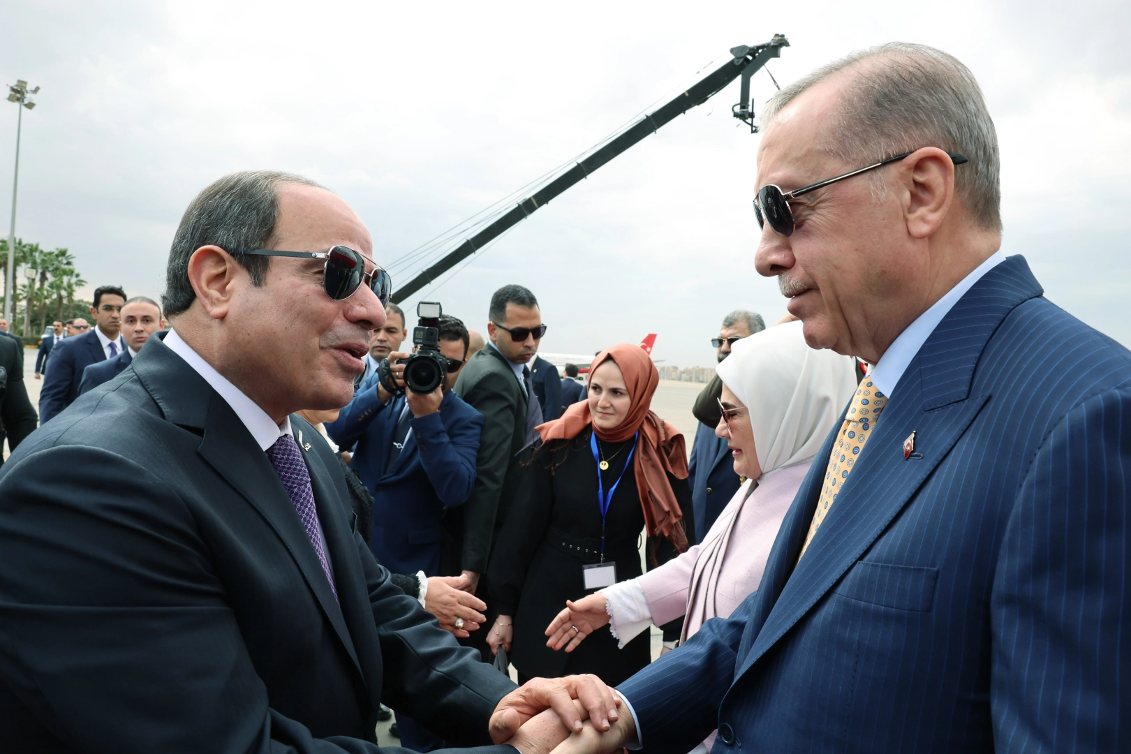 Cumhurbaşkanı Erdoğan 12 yıl sonra Abdulfettah es-Sisi ile bir araya geldi