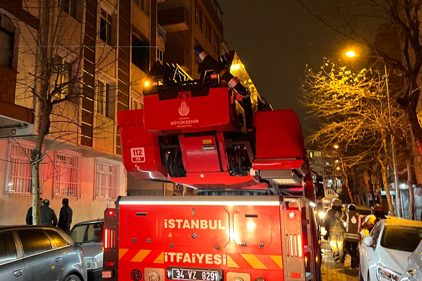 Güngören’de korkutan yangın haberinin görseli