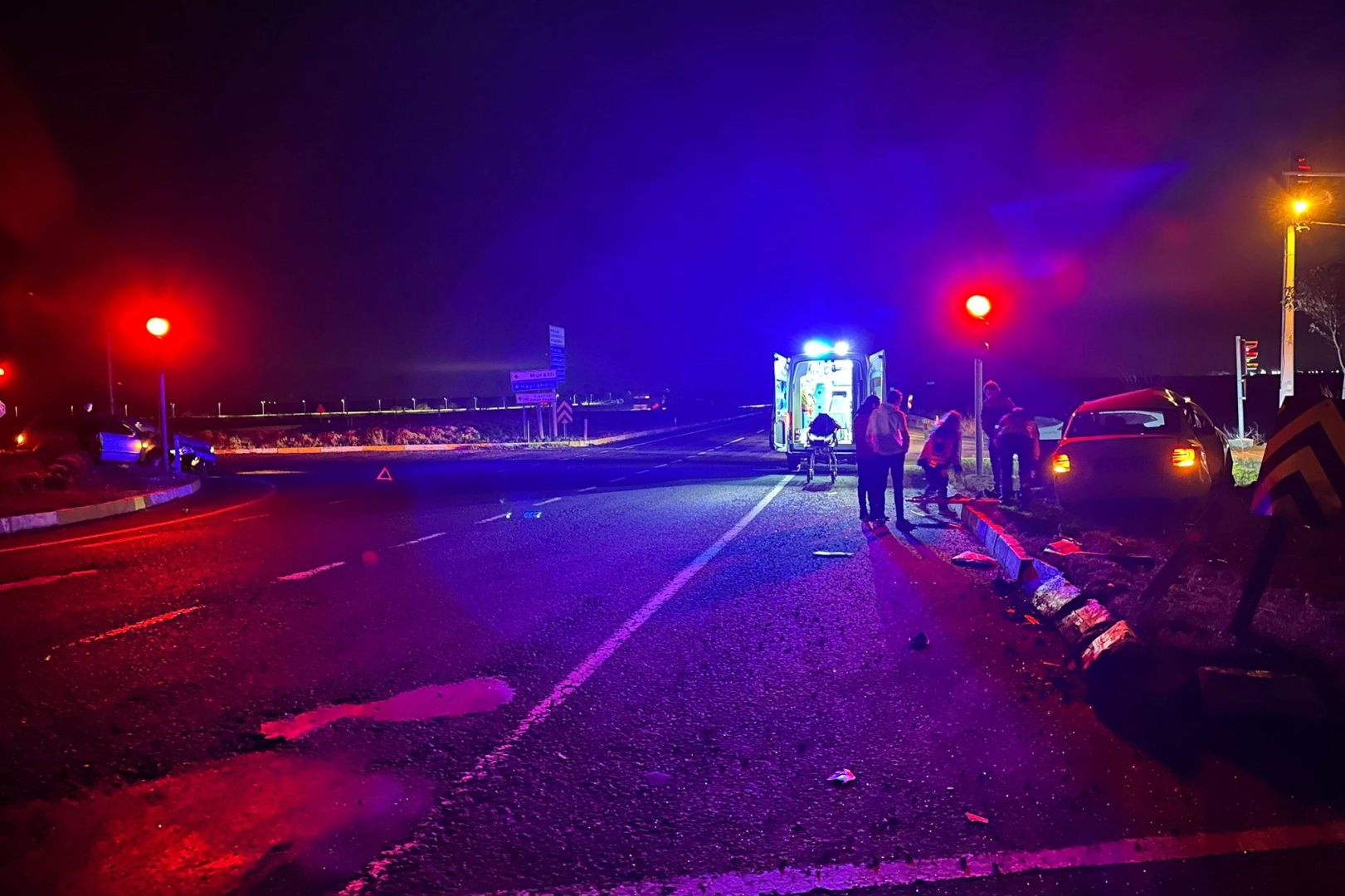 Tekirdağ’da kaza: 2 otomobil çarpıştı haberinin görseli
