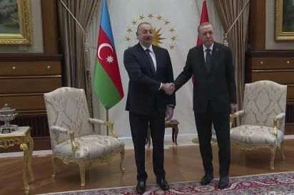 Cumhurbaşkanı Erdoğan, Aliyev ile görüştü