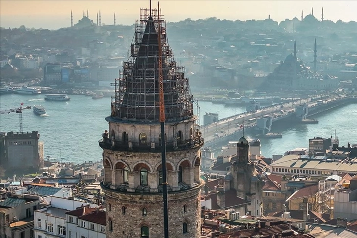 Galata Kulesi bir ay ziyaretçi kabul edemeyecek