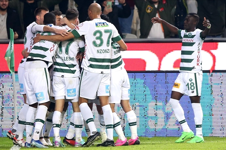 Konyaspor, evinde rahat kazandı: Konyaspor 2-0 Hatayspor haberinin görseli