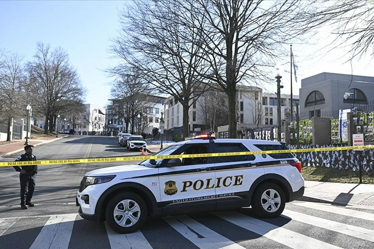 ABD askeri kendini yaktı: İsrail'in Washington Büyükelçiliği önünde protesto