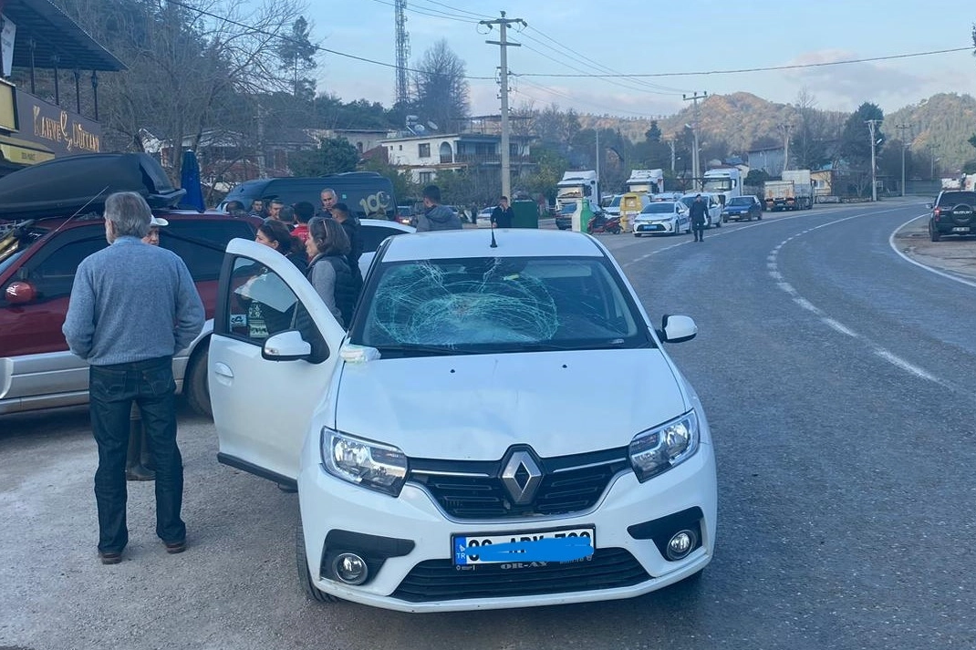 Muğla'da kaza: Otomobil yayaya çarptı