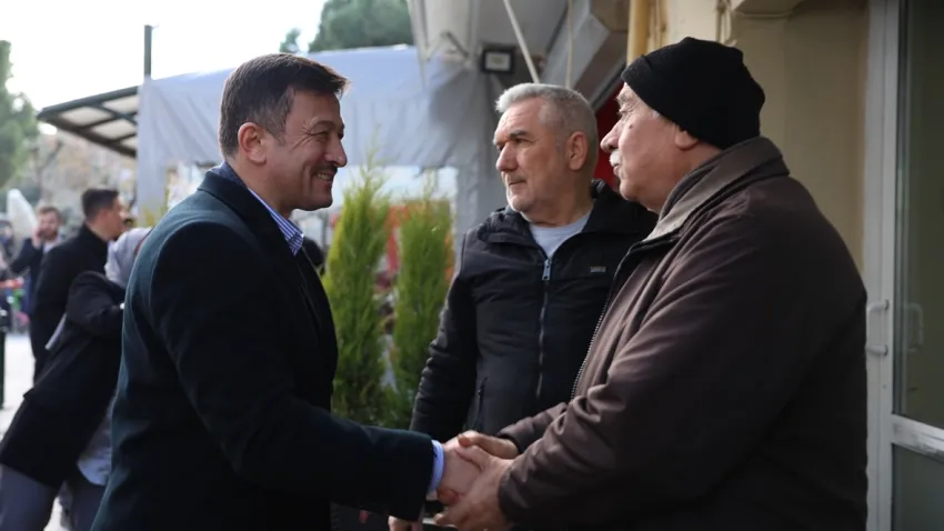 AK Parti İzmir Büyükşehir Belediyesi Başkan Adayı Dağ, hız kesmeden çalışmalarını sürdürüyor