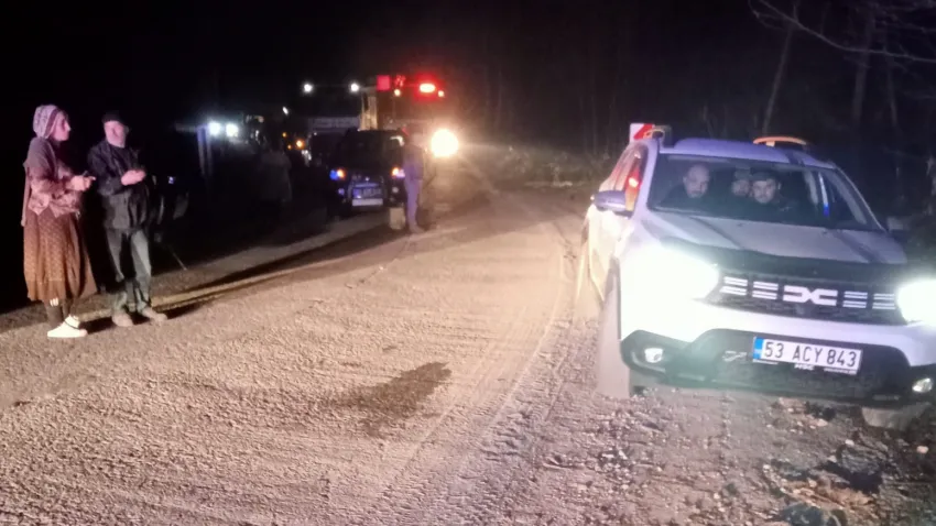 Rize’de kamyonet şarampole yuvarlandı: Yaralılar var! haberinin görseli