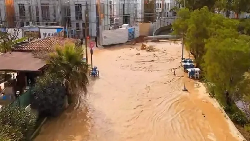 Muğla'da içme suyu isale hattında patlama