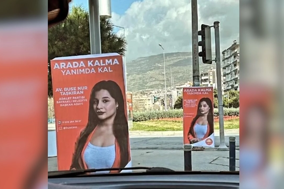 Adalet Partili başkan adayından ilginç slogan: Arada kalma, yanımda kal