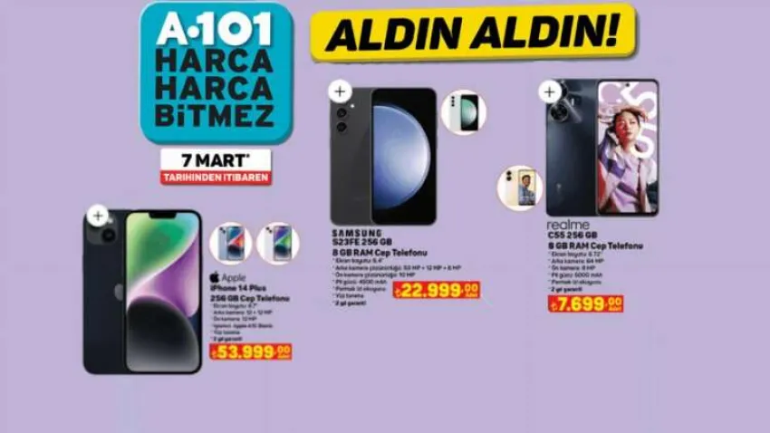 A101 TELEFON İNDİRİMİ