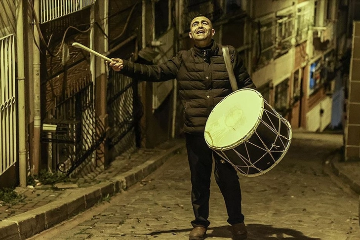 İstanbul'da 3 bin 350 davulcu sahur için ayakta olacak