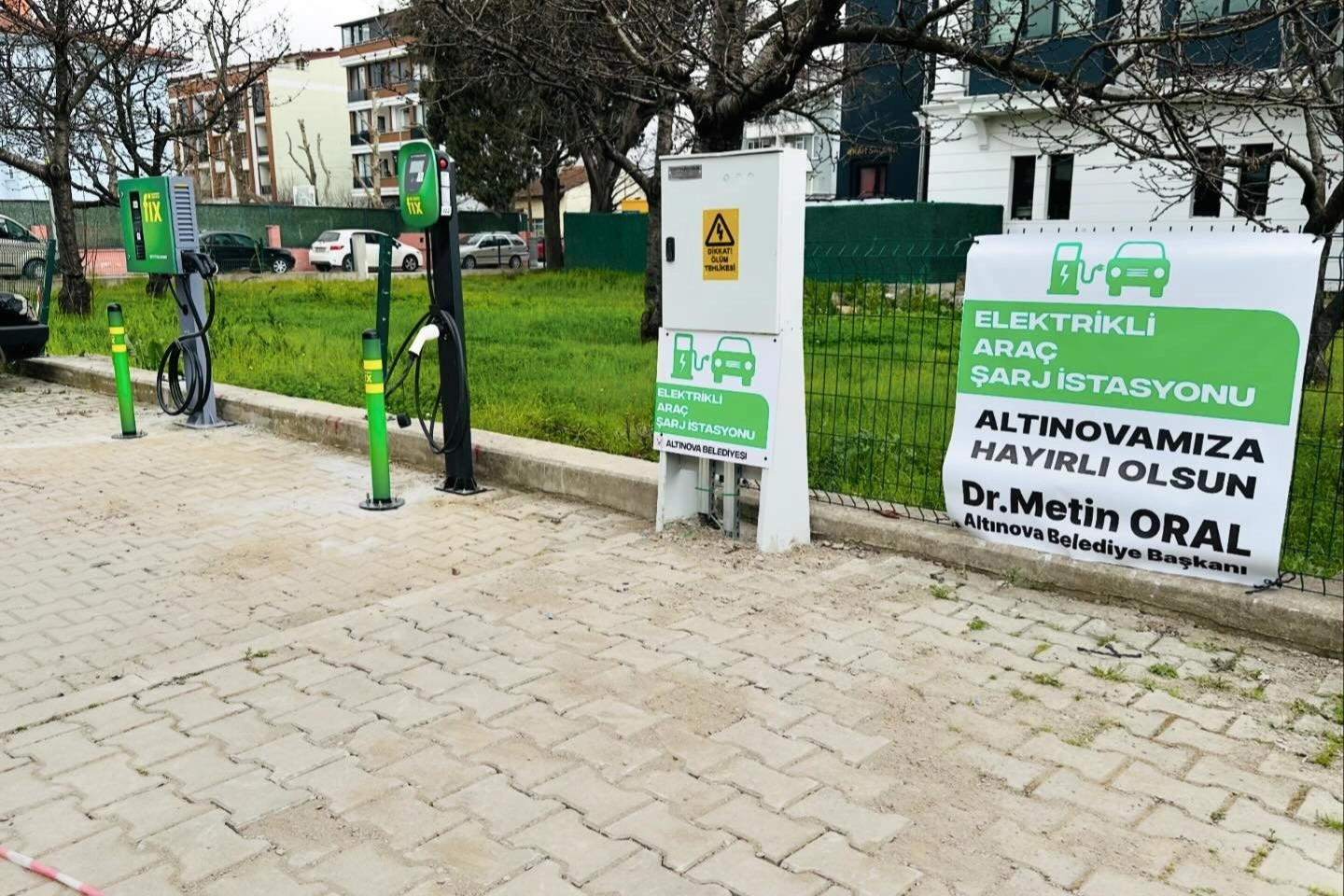 Yalova'ya Elektrikli Araç Şarj İstasyonu kuruldu