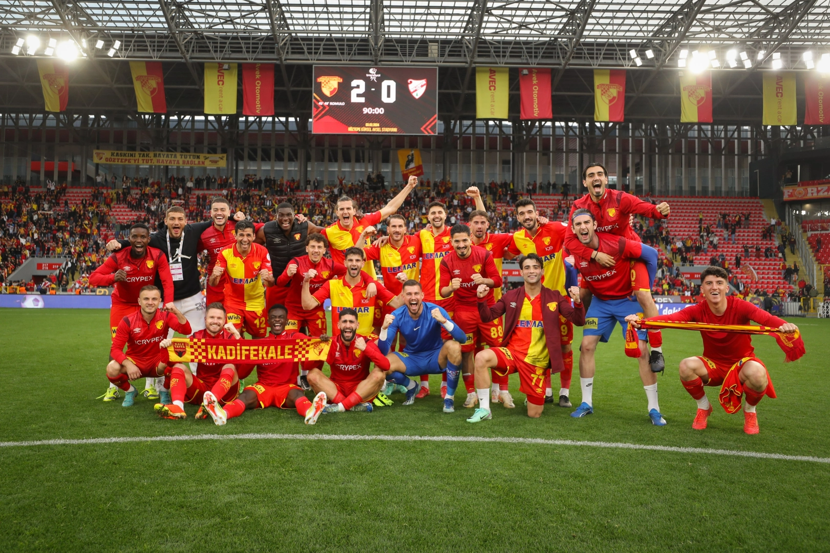 Göztepe adım adım Süper Lig’e