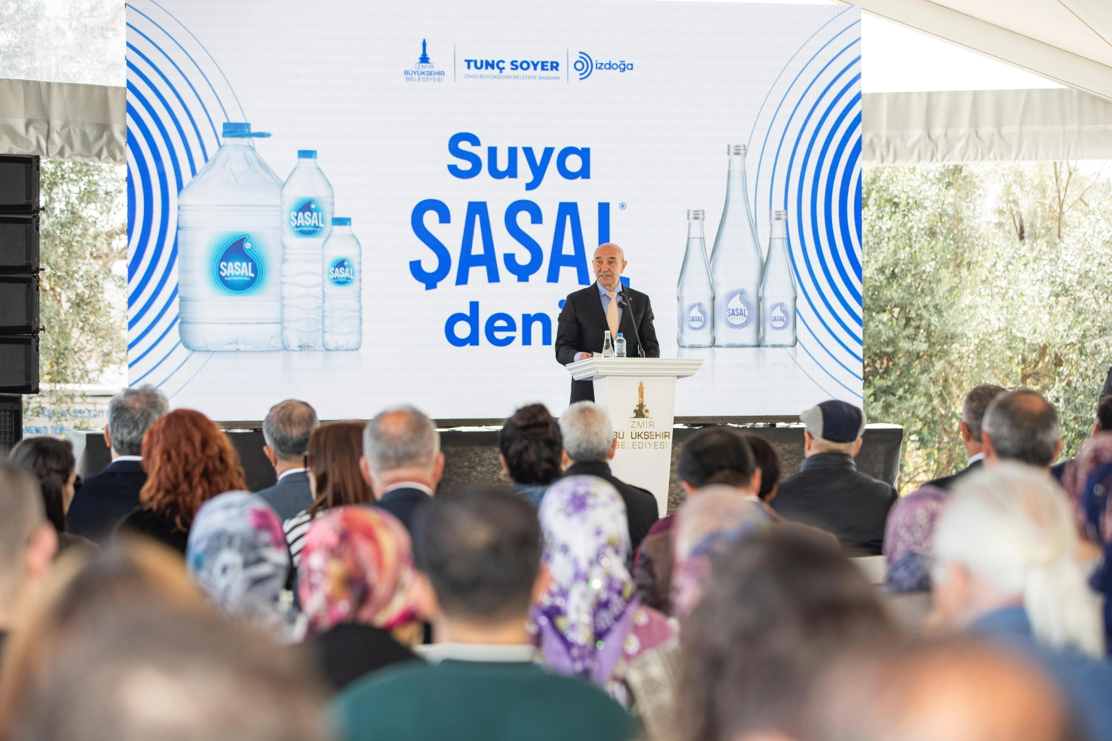 Şaşal Su Fabrikası açıldı: İzmirli suya yeniden Şaşal diyor! haberinin görseli