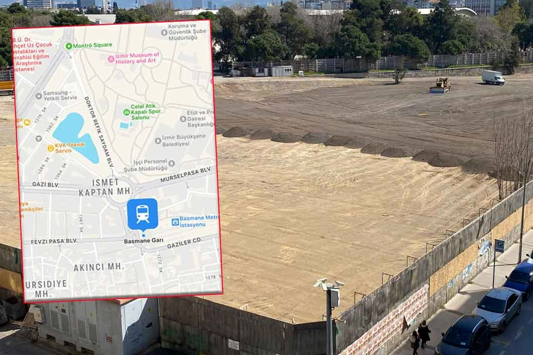 İzmir'de böyle bir göl yok! İzmir Basmane Çukuru haritalarda göl olarak gösteriliyor haberinin görseli