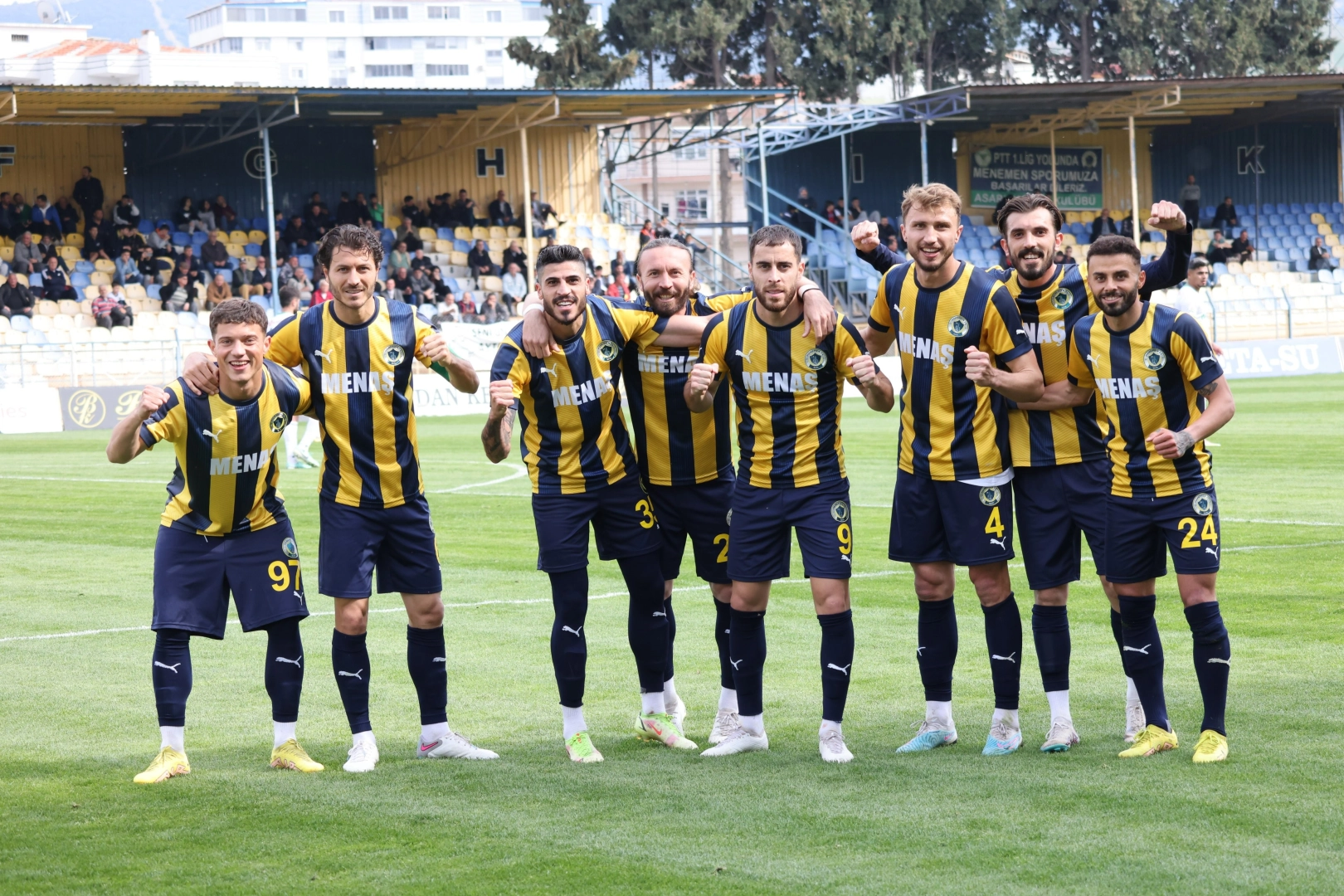 Menemen FK, üst üste 3 maçlık galibiyet serisine imza attı haberinin görseli