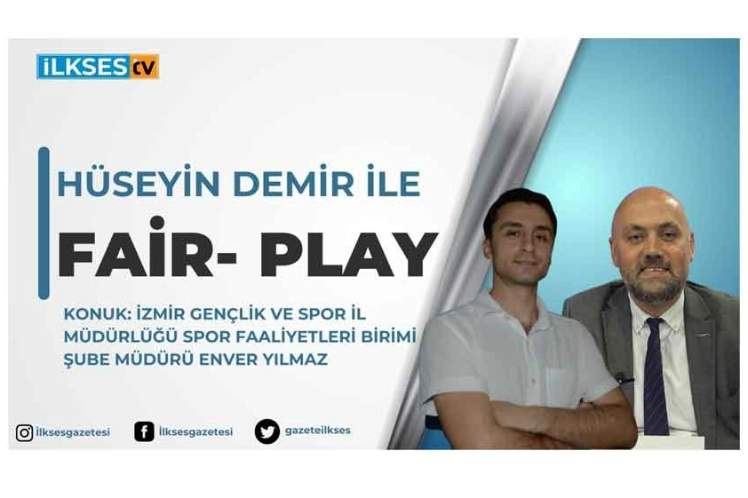 Hüseyin Demir ile Fair-Play programının konuğu GSB Spor Faal. Birimi Şb. Müdürü Enver Yılmaz