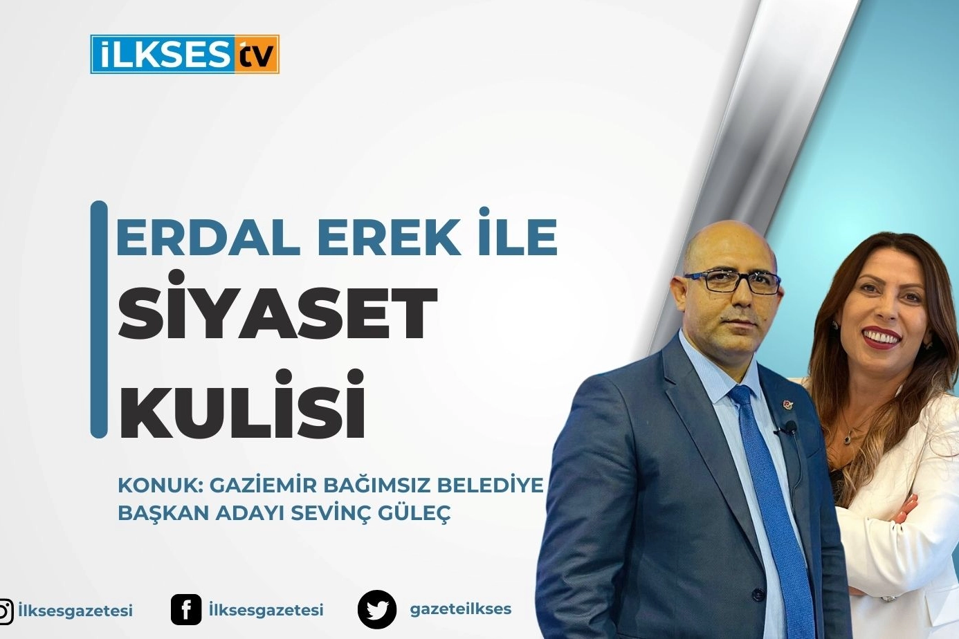 Erdal Erek ile Siyaset Kulisi: Gaziemir Bağımsız Belediye Başkan Adayı Sevinç Güleç haberinin görseli