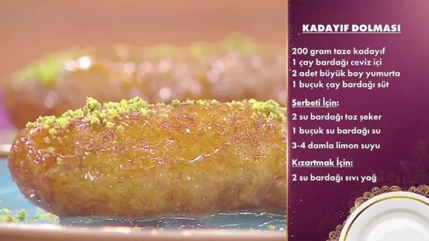 gelinim mutfakta kadayıf dolması tarifi