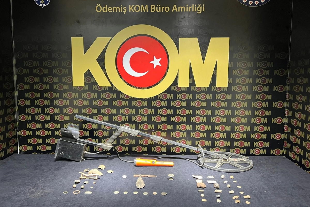 İzmir haber: Ödemiş'te tarihi eser operasyonu haberinin görseli