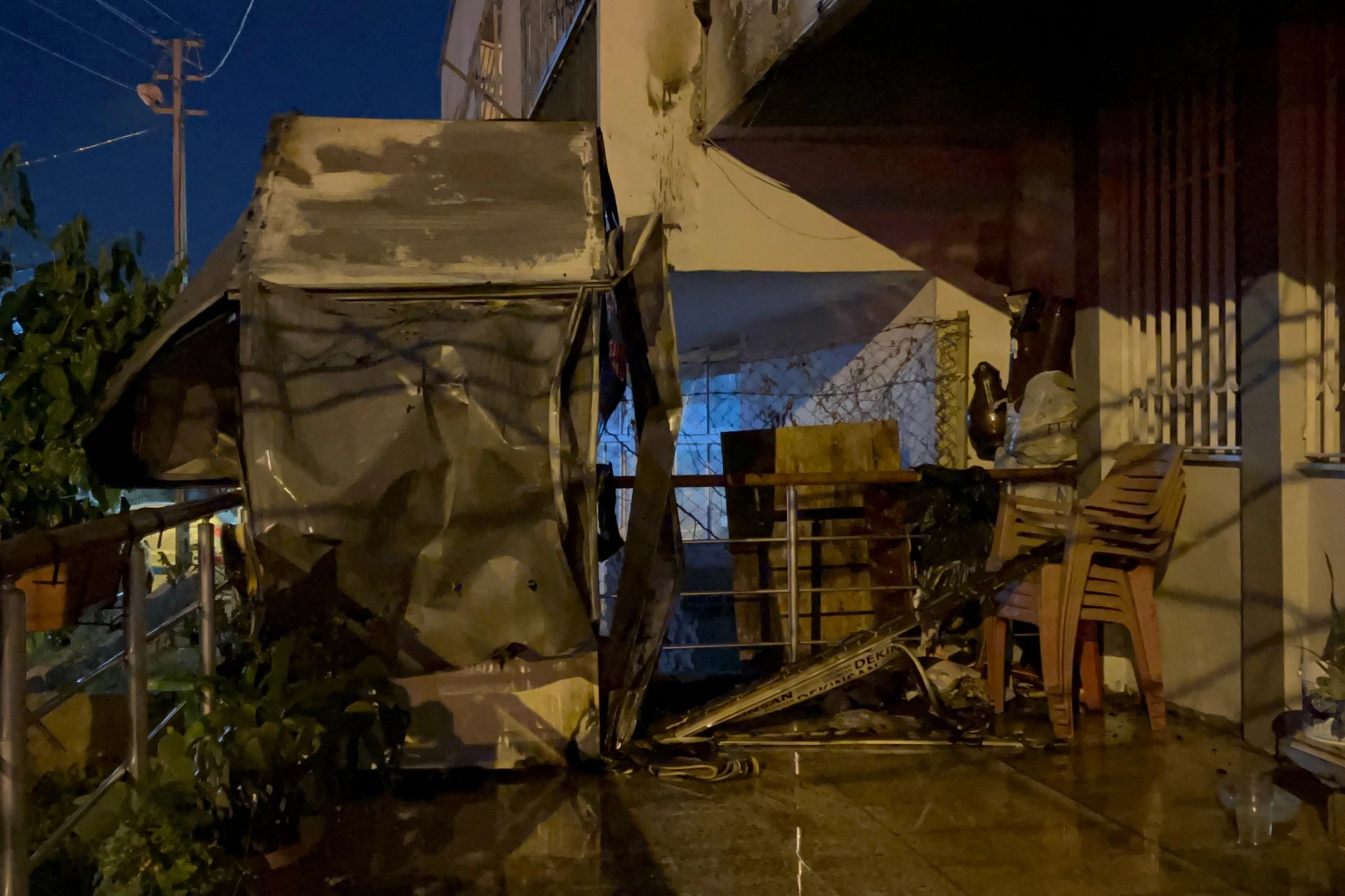 Hatay'da korkutan yangın haberinin görseli