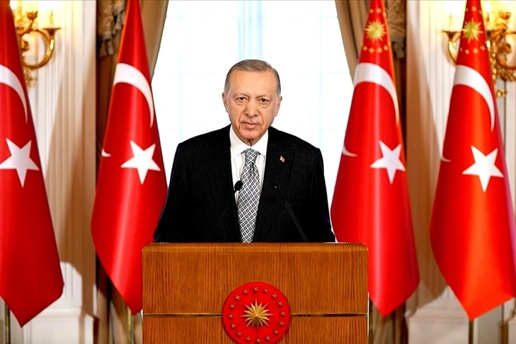 Cumhurbaşkanı Erdoğan: Özgür Filistin devleti kurulana kadar desteğe devam edeceğiz haberinin görseli