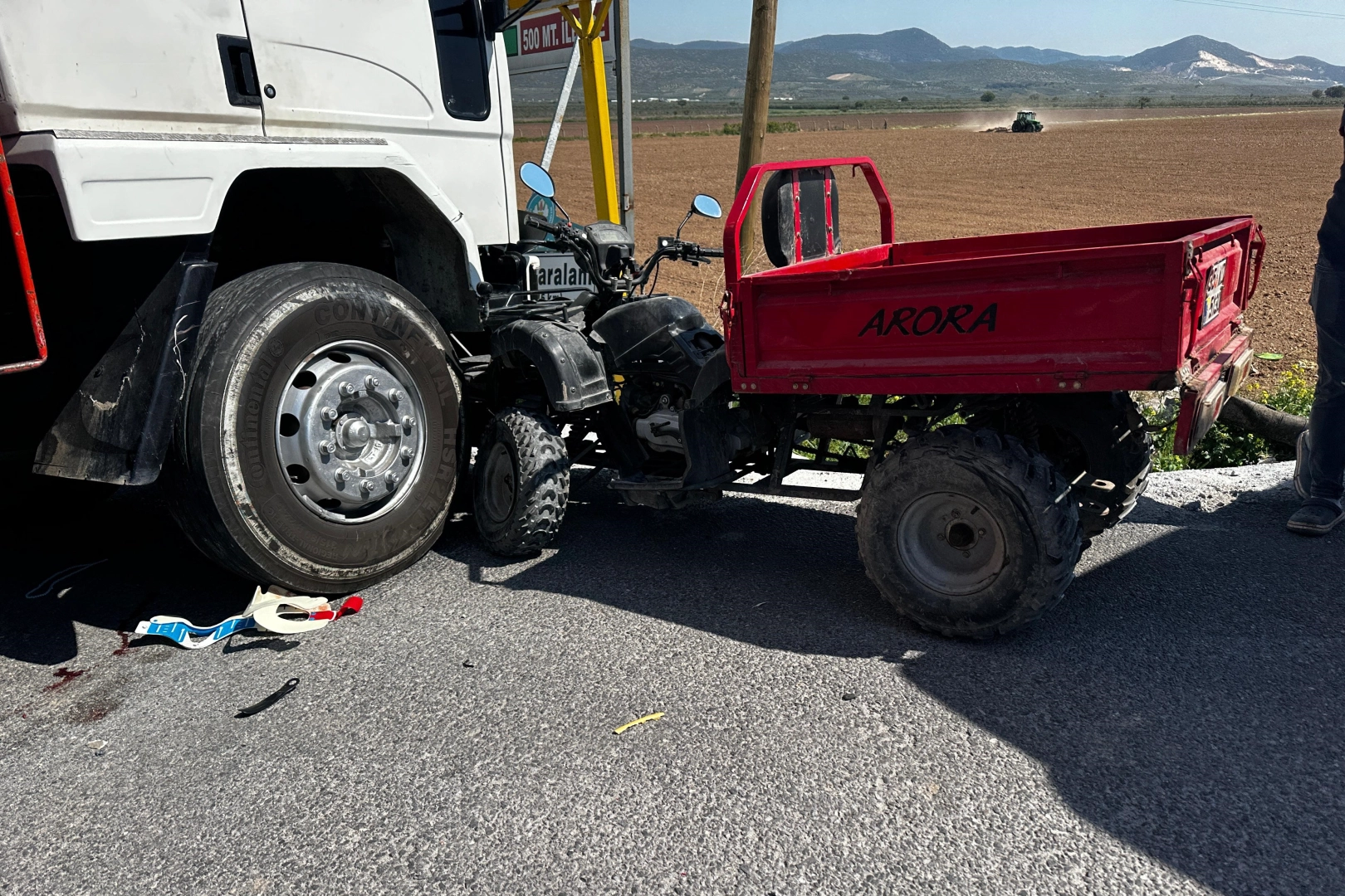 Manisa'da ATV ile kamyon çarpıştı: 1 ölü haberinin görseli
