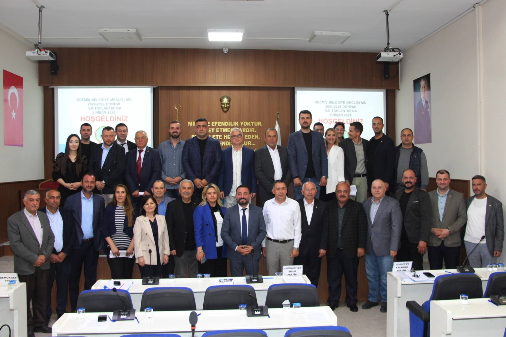 Ödemiş Belediyesi’nde yeni dönemde ilk meclis toplandı