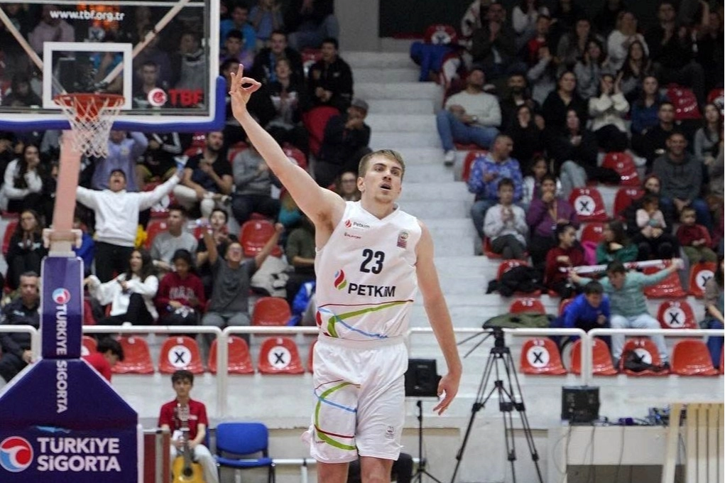 Petkimsporlu Peyton Aldridge haftanın öne çıkan oyuncusu oldu haberinin görseli