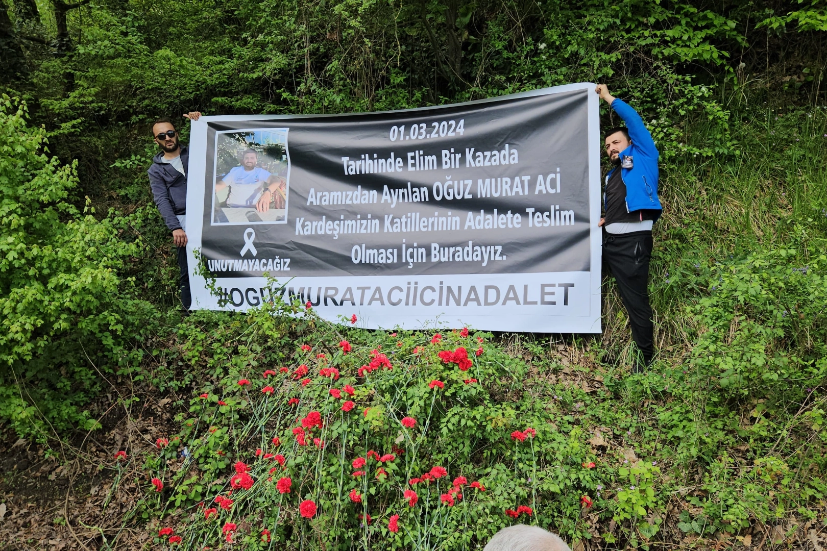 Eyüpsultan'da Oğuz Murat Aci için adalet sürüşü