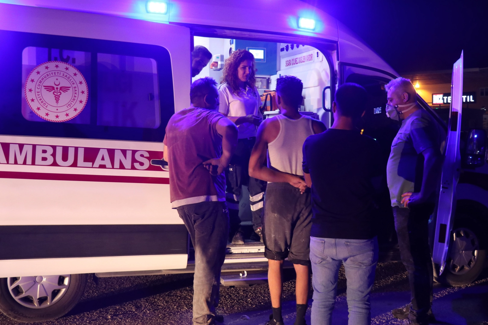 Denizli'de iplik fabrikasında yangın çıktı! haberinin görseli