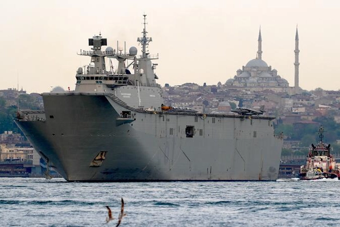 TCG Anadolu ilk kez NATO tatbikatında