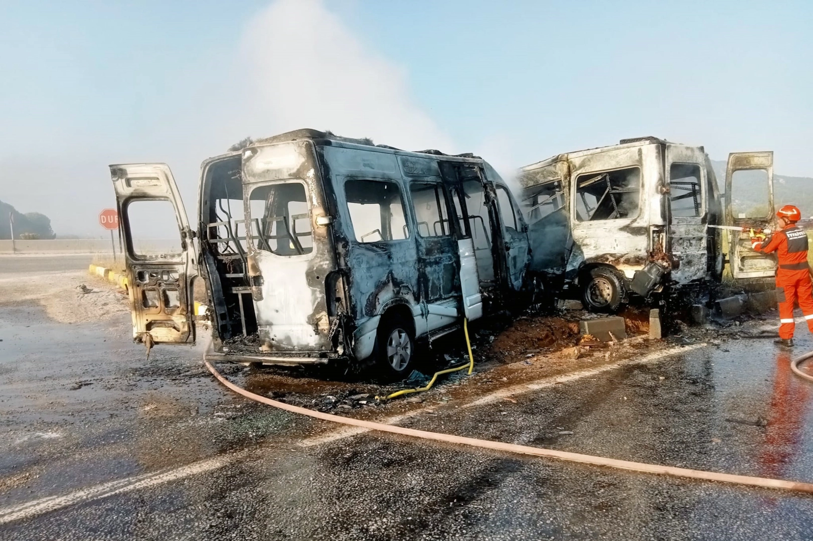 Muğla'da minibüsler çarpıştı: Çok sayıda yaralı var