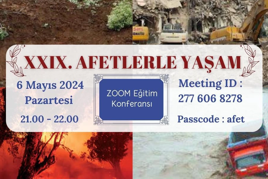 Doğal afetlerle ilgili merak edilenler hepsi bu konferansta haberinin görseli