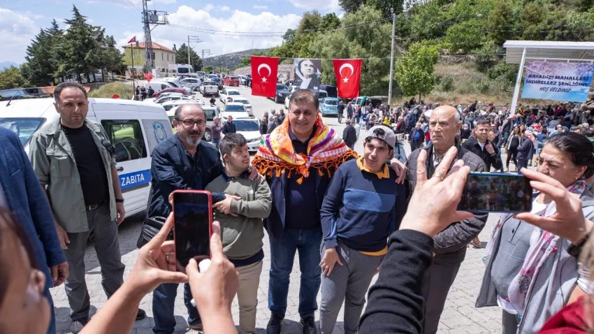 Kayadibi köylülerine Başkan Tugay'dan Hıdırellez sürprizi