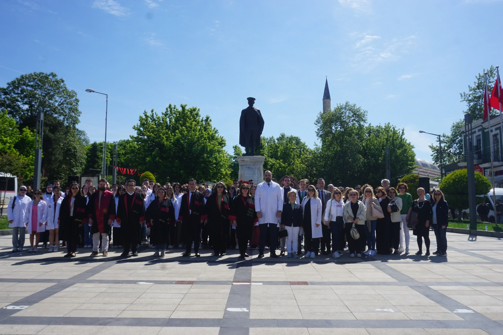 Edirne eczacılarından Filistin'e destek: Katliamı lanetliyoruz