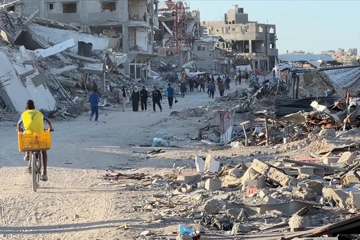Gazze'de ABD yapımı roket kalıntıları dikkati çekiyor haberinin görseli