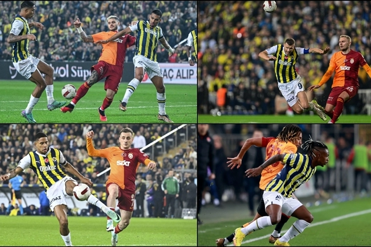 Galatasaray-Fenerbahçe derbisinde milyonların gözü golcülerde olacak haberinin görseli