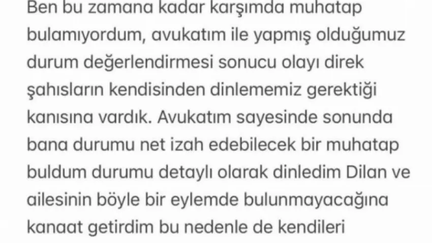 banu parlak dilan polat açıklaması 