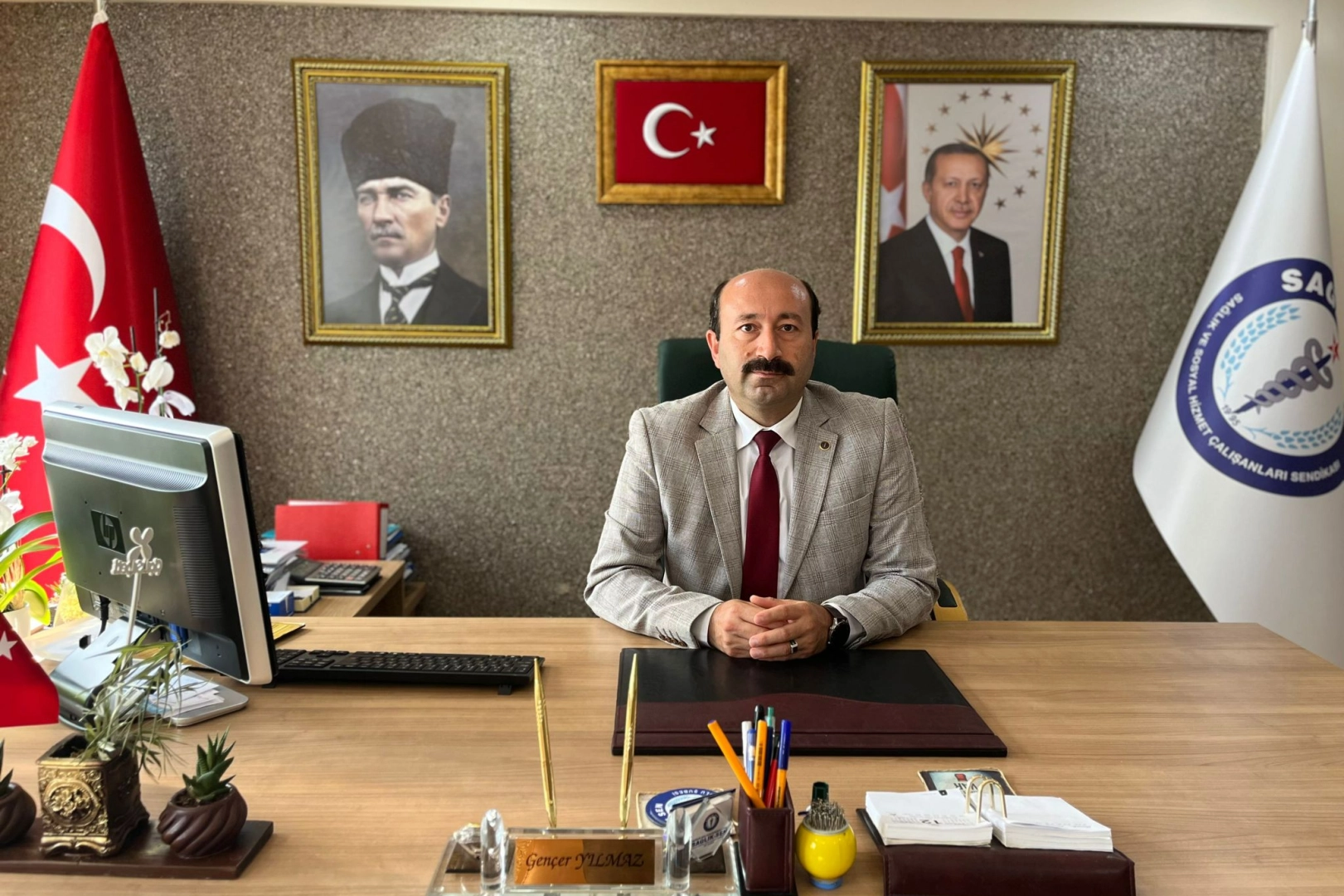 Başkan Yılmaz’dan sağlıkta şiddete kınama haberinin görseli